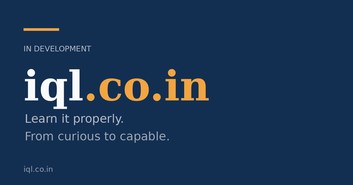 Link preview image for iql.co.in